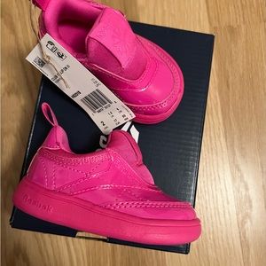 Reebok club c slip on III infant size 2